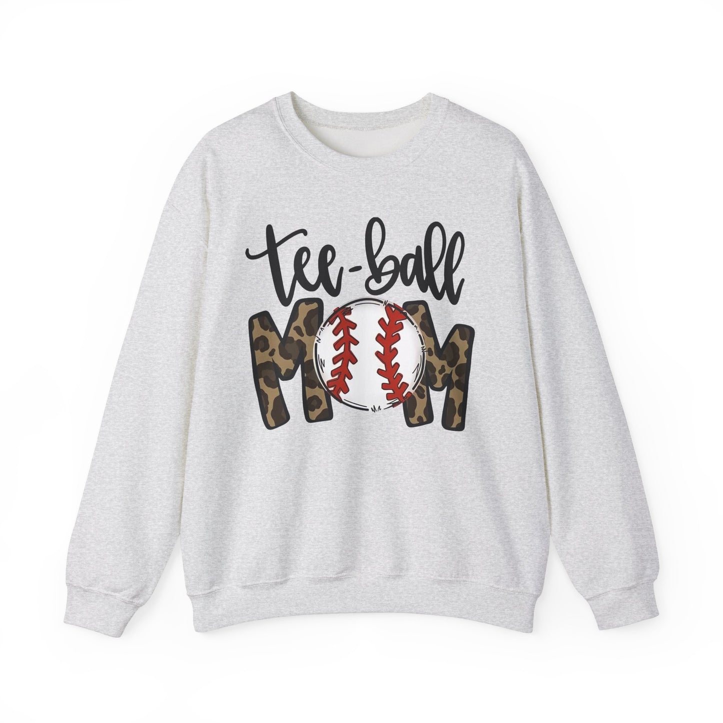 Tee-Ball Mom Sweatshirt - Unisex Heavy Blend™ Crewneck for Sports Moms