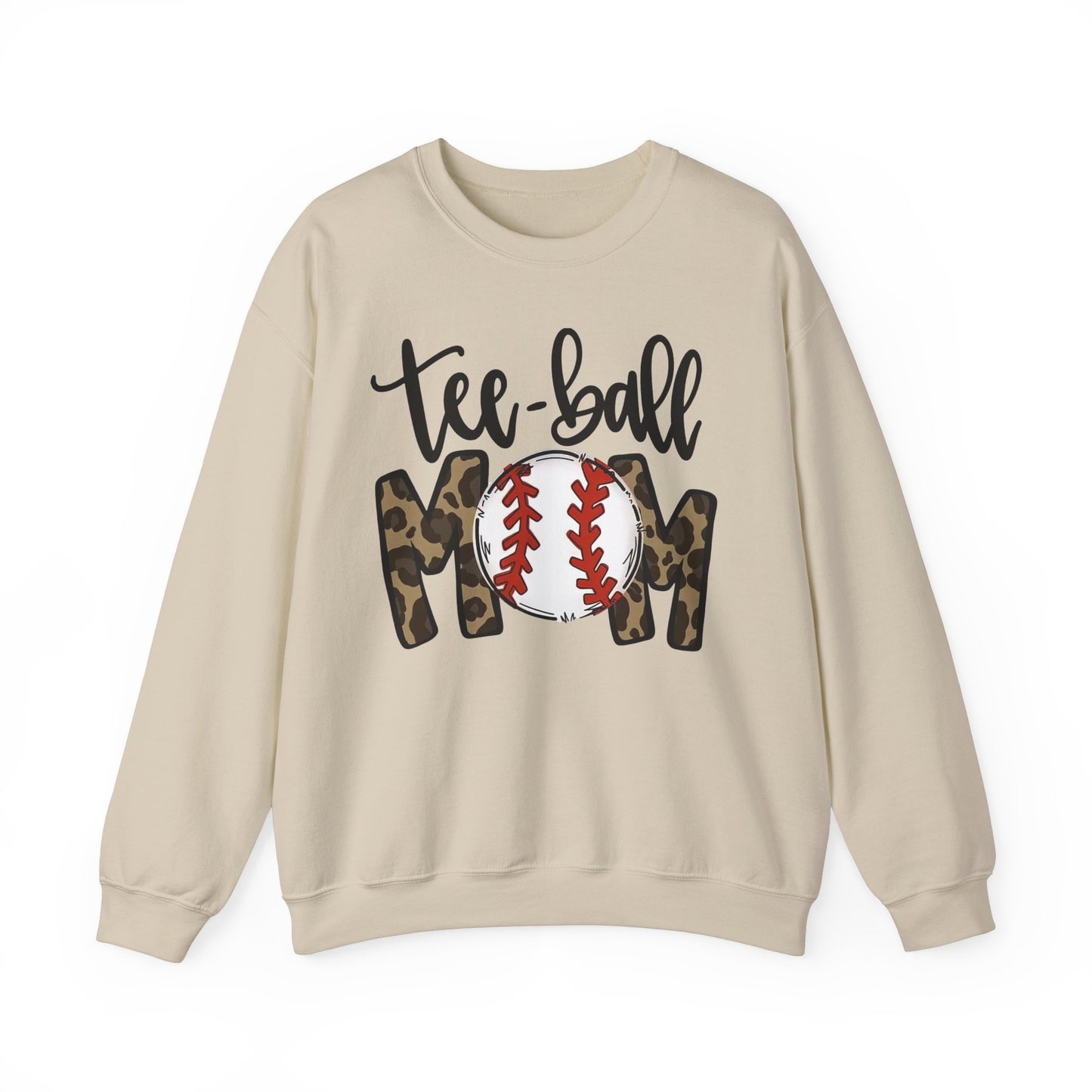 Tee-Ball Mom Sweatshirt - Unisex Heavy Blend™ Crewneck for Sports Moms