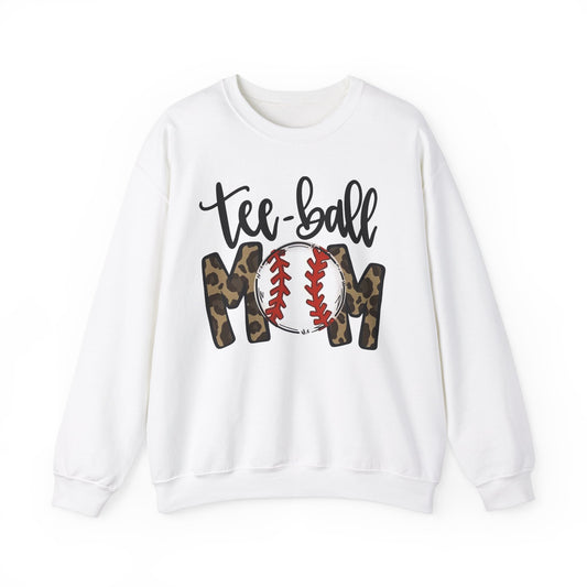 Tee-Ball Mom Sweatshirt - Unisex Heavy Blend™ Crewneck for Sports Moms