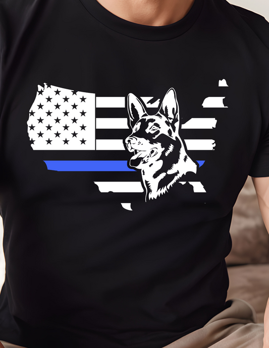 K9 Blue Line USA Shirt