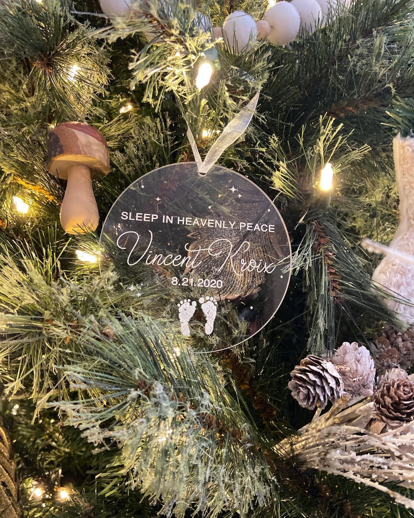 Custom acrylic Heavenly Peace Ornament