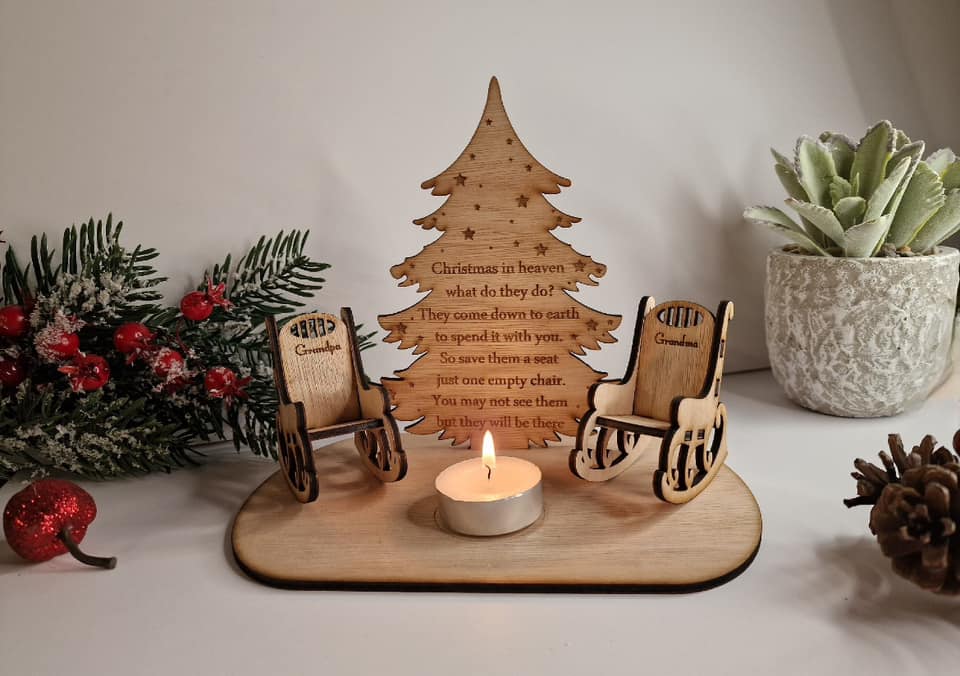 Christmas Memorial Rocking chair