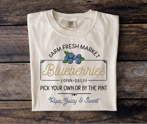 Farm Fresh Market Blueberry Festival Shirt