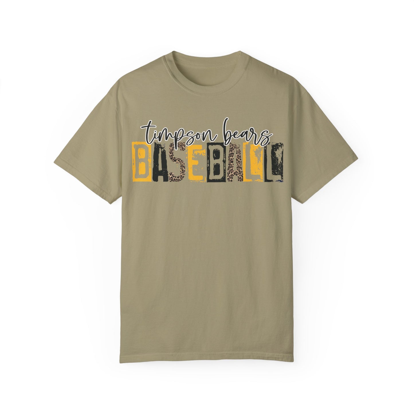 Baseball School Spirit Comfort Color T-Shirt