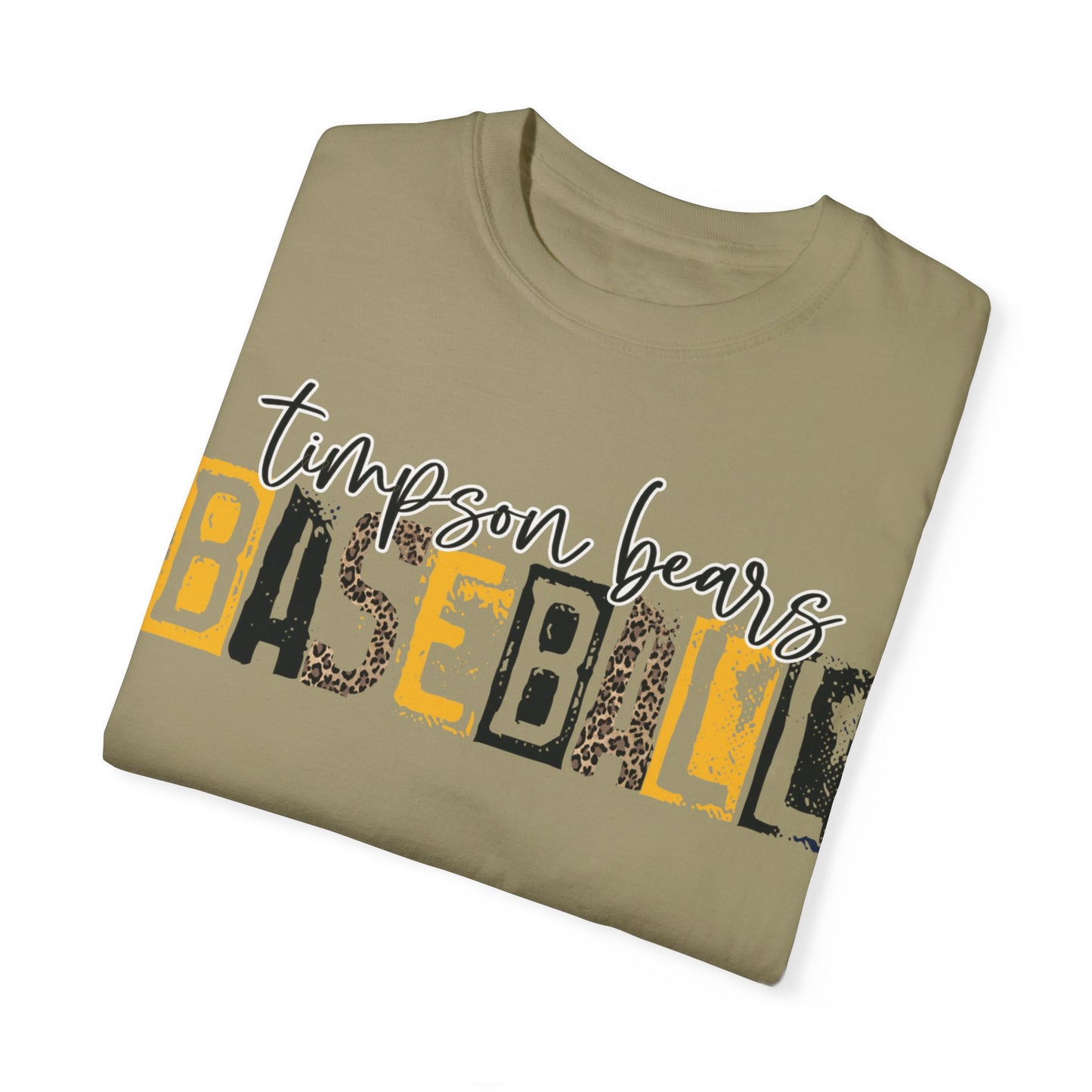 Baseball School Spirit Comfort Color T-Shirt