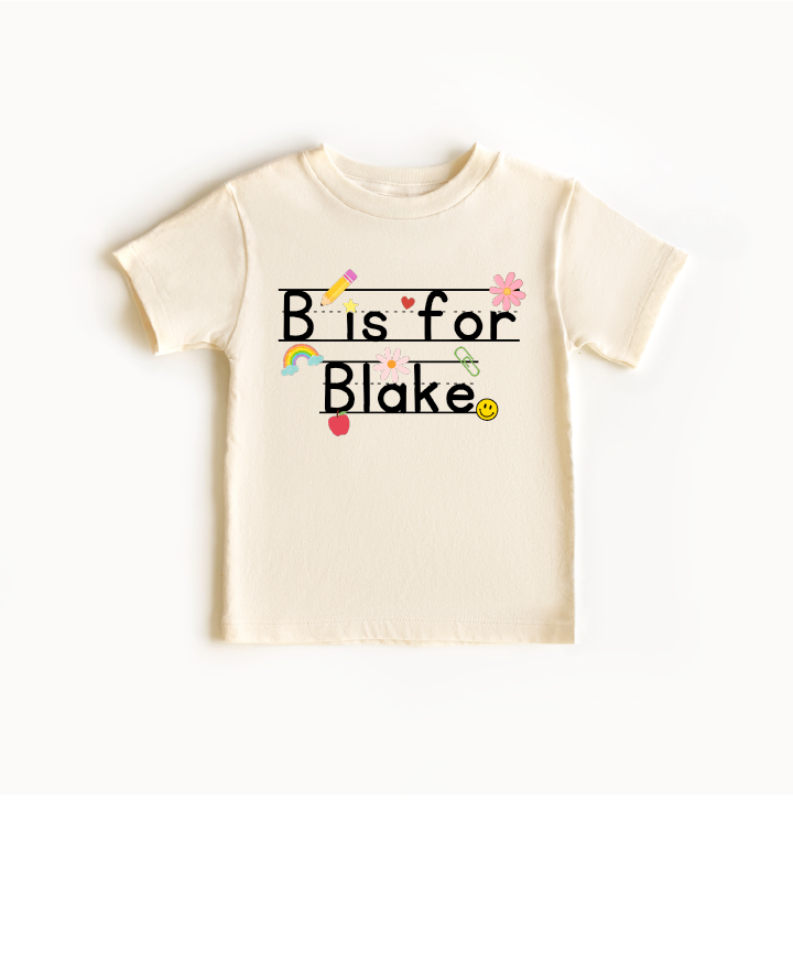 B is for Blake, Name Shirt