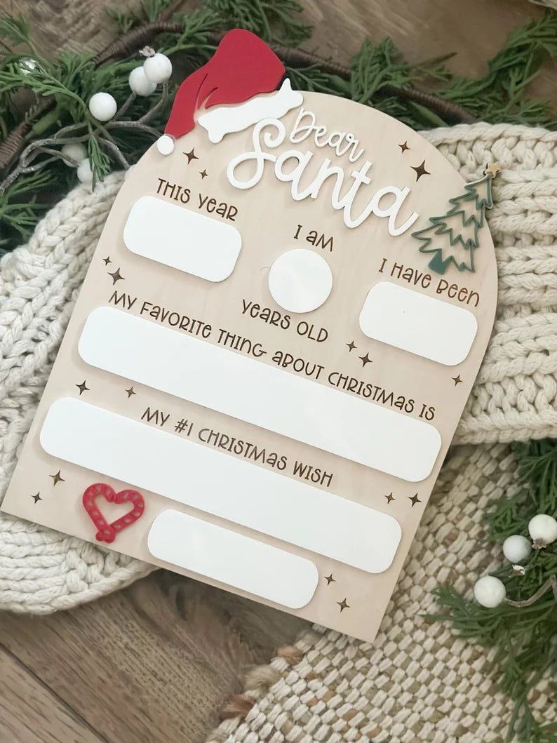 Dear Santa Christmas Boards