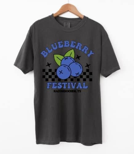 Retro Blueberry Festival Shirt - Comfort colors