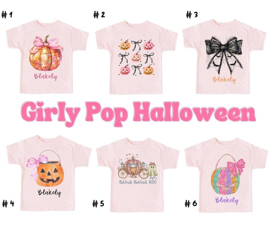 Girly Pop Halloween shirts