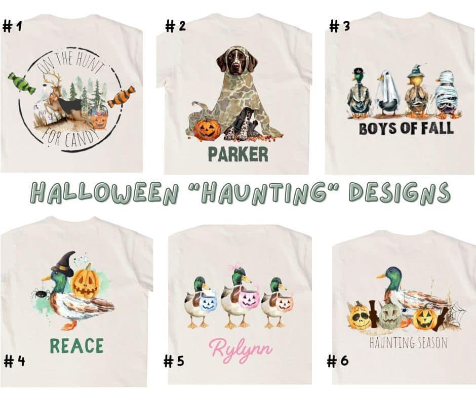 Halloween Haunting shirts