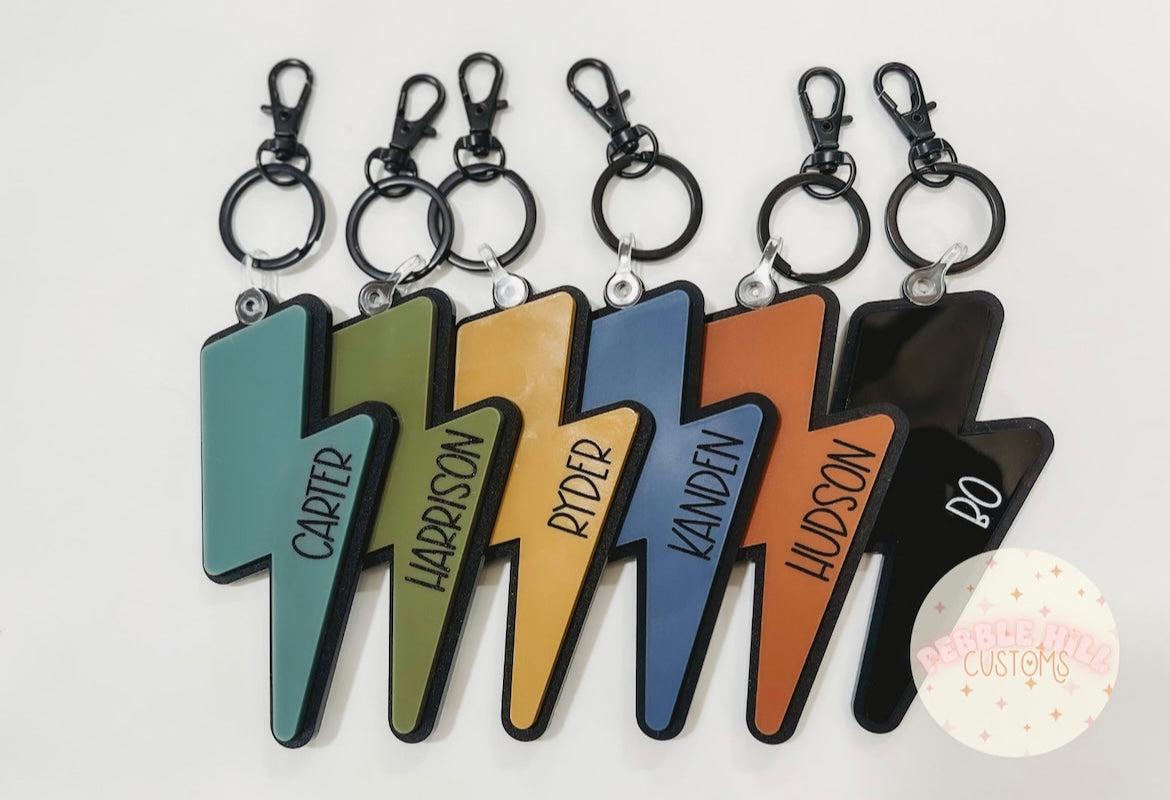 Boy Backpack Tags | Custom Youth Keychains