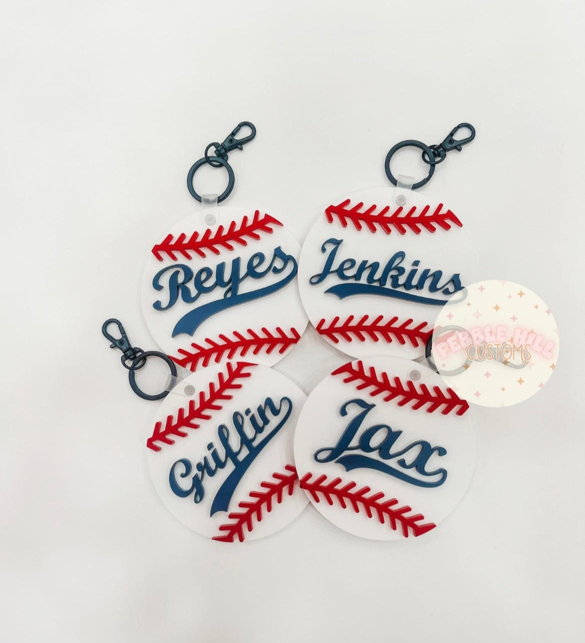 Boy Backpack Tags | Custom Youth Keychains