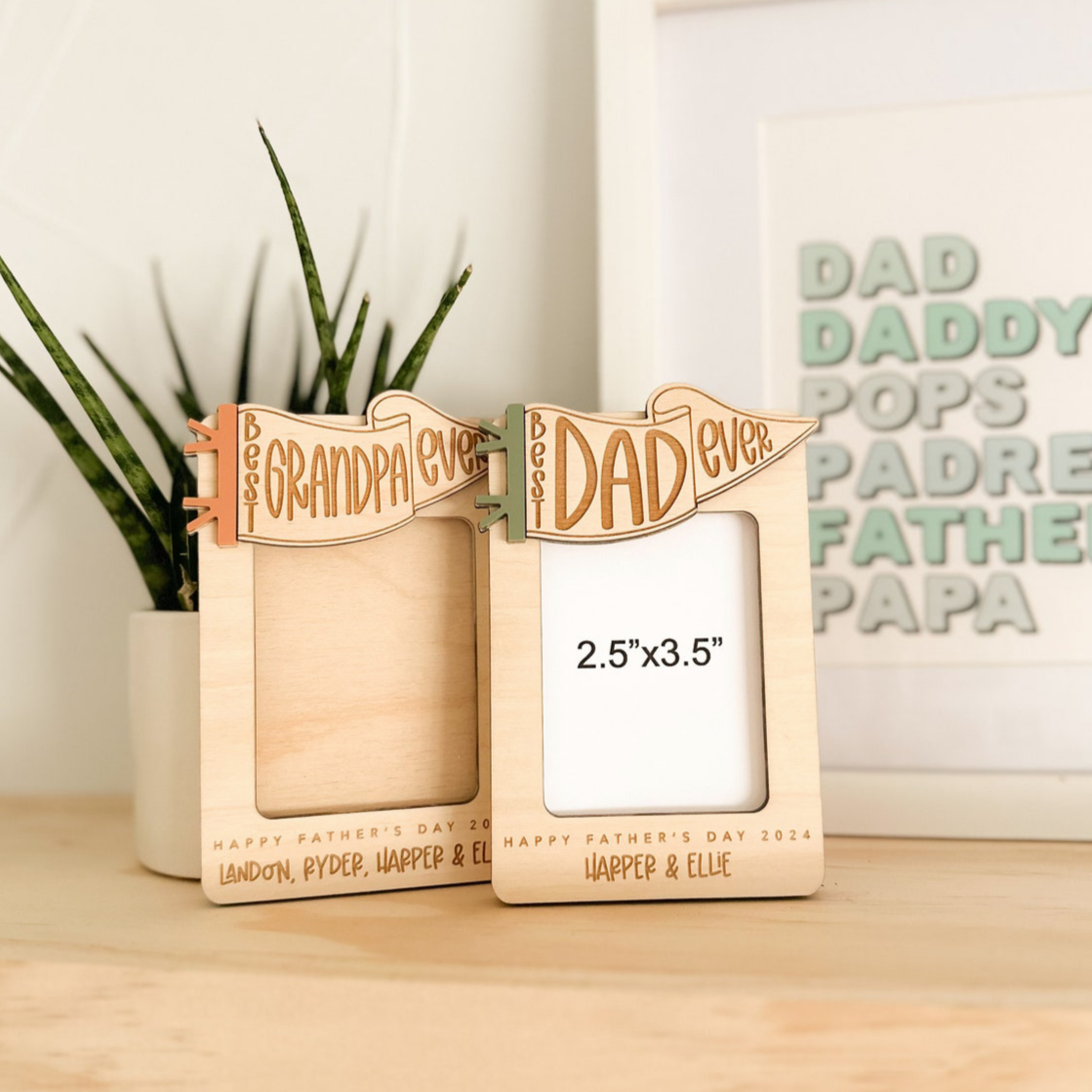 Father’s Day Pendent Banner Photo Frame