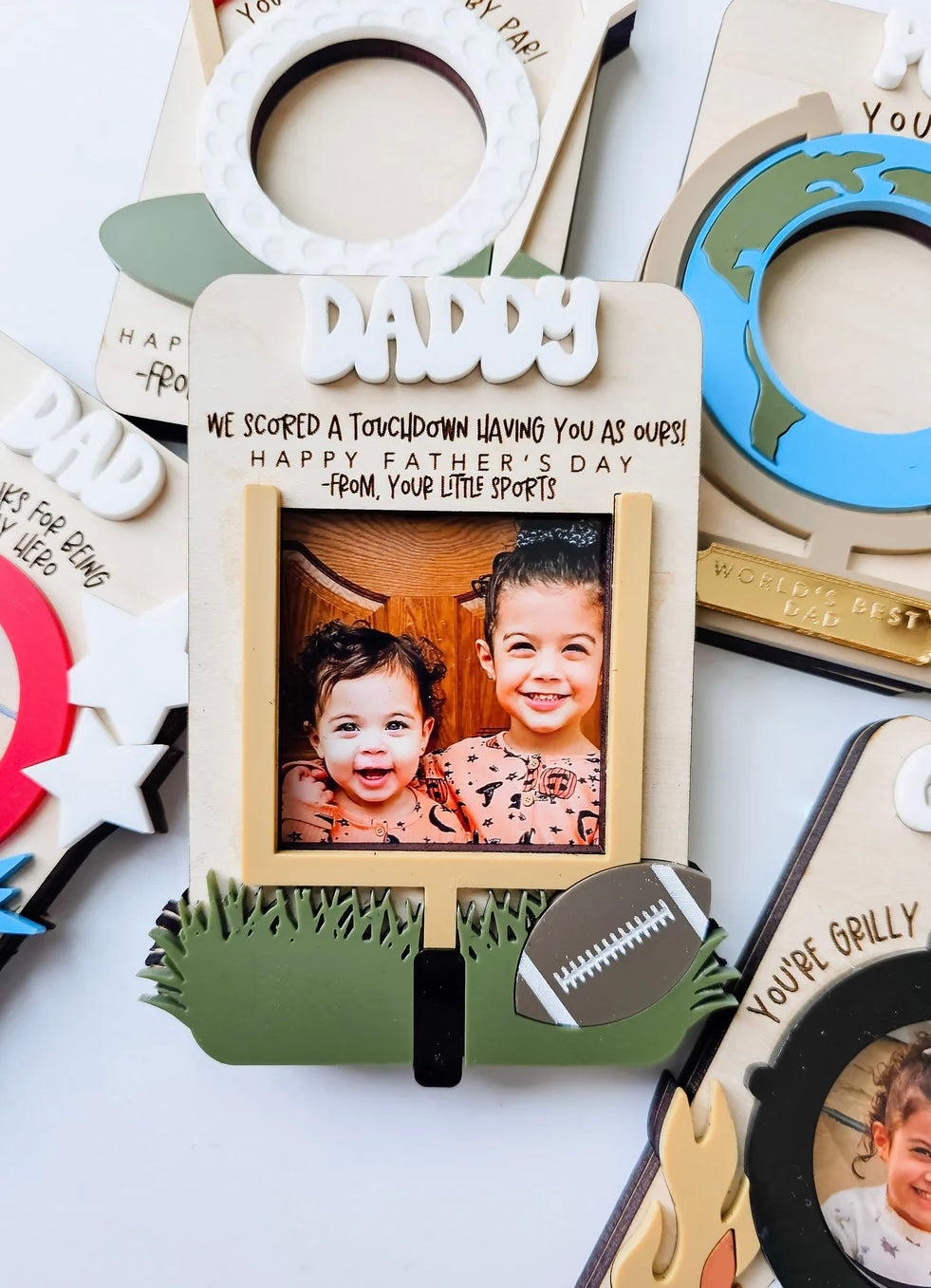 Father’s Day Football Photo Frame