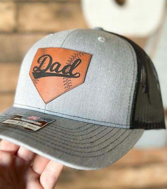 Baseball Leather Cap for Dad