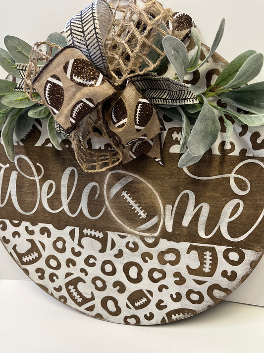 Football - Leopard Round