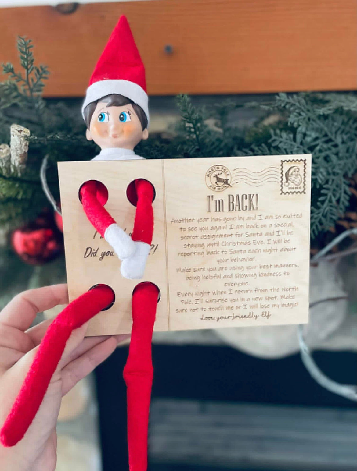 Elf on the Shelf Return letter