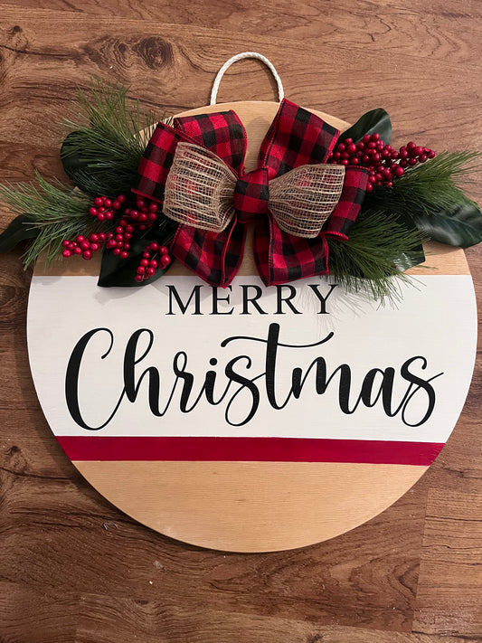 Merry Christmas - Door Hanger