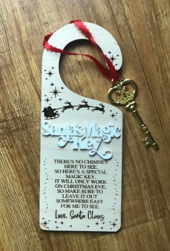 Santa's Key Door Hanger